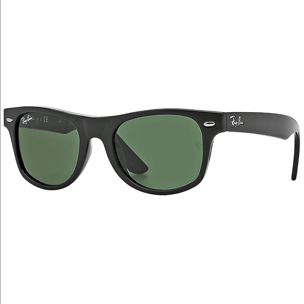 Black Ray-Ban Wayfarer Square Iconic Sunglasses - Picture 8 of 8